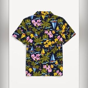 Old Navy Sailboat Camp Shirt and Matching Bathing Suit